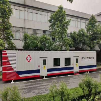 Mobile RNA detection lab PCR mobile laboratory van with safety cabinet for sale