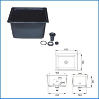 Lab pp sink ,polypropylene lab sink,lab chemical resistant sink